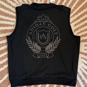 NEW Adidas Golf Go-To Vest Sleeveless Black Size Medium